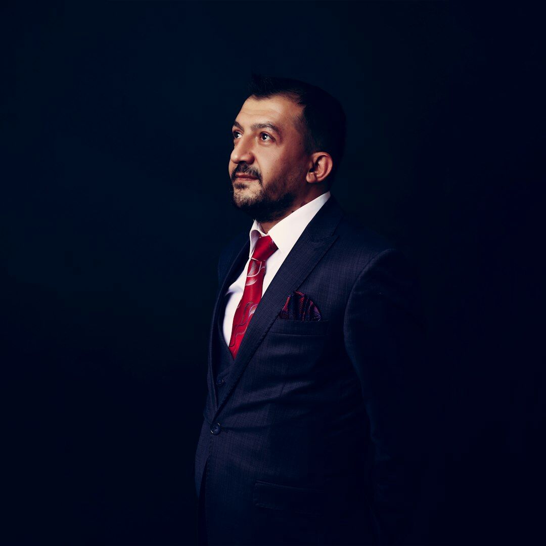 Professional man in business suit portrait