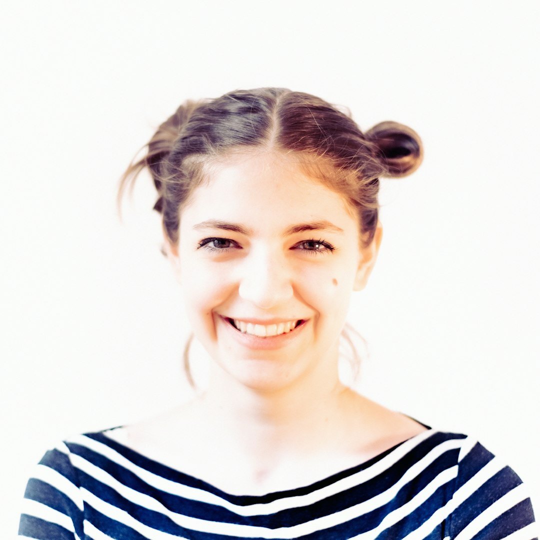 Young professional woman smiling portrait